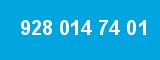 928 014 74 01 928 014 74 01